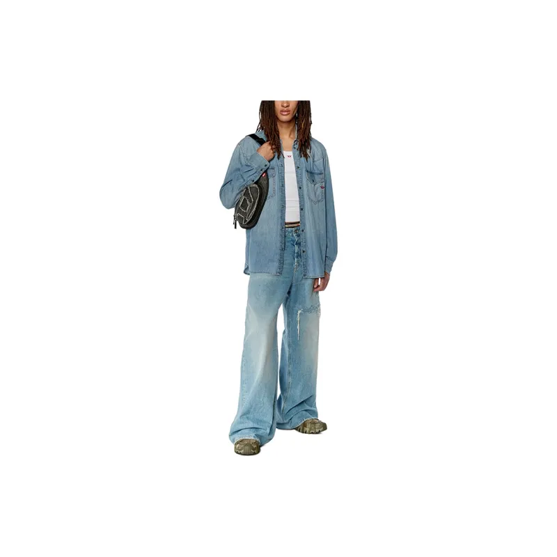 DIESEL D Rise 09e25 Straight Jeans-2