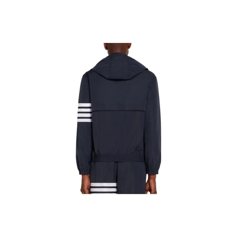 THOM BROWNE 4 Bar Stripe Hooded Jacket-2