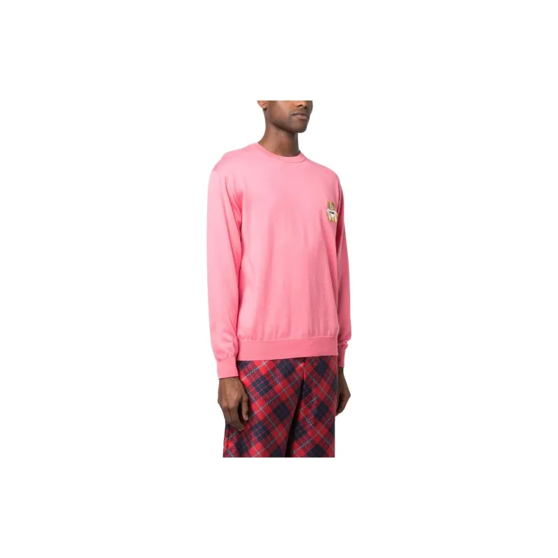 MOSCHINO Sweaters Men Pink-3