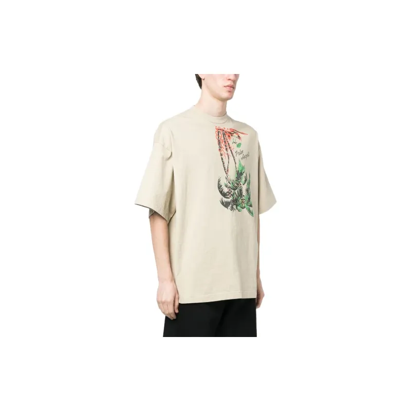 PALM ANGELS Upside Down Palm Tee-3