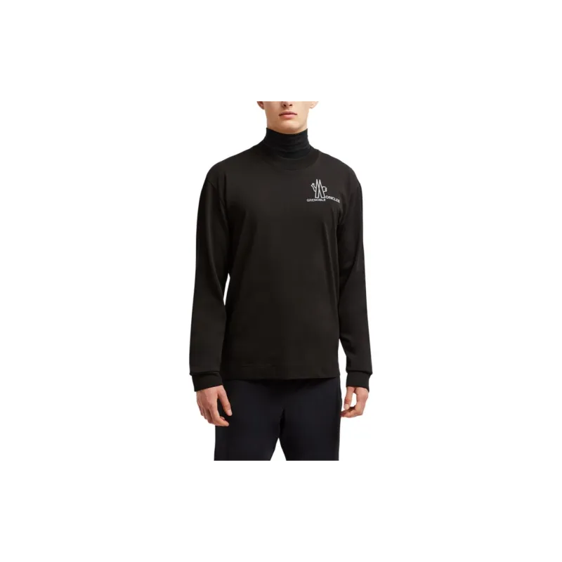 Moncler Logo Detailed Long Sleeved T Shirt-3