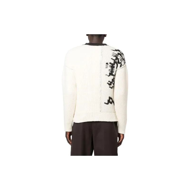 Bottega Veneta Abstract Printed Crewneck Jumper-2