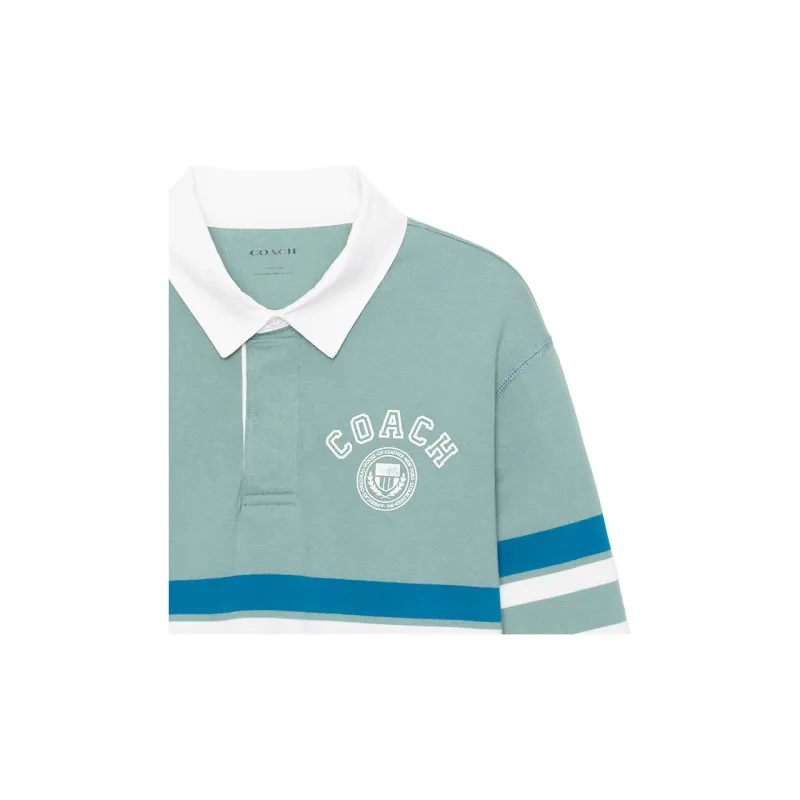 COACH SS23 Polo Shirt Men's Blue-4