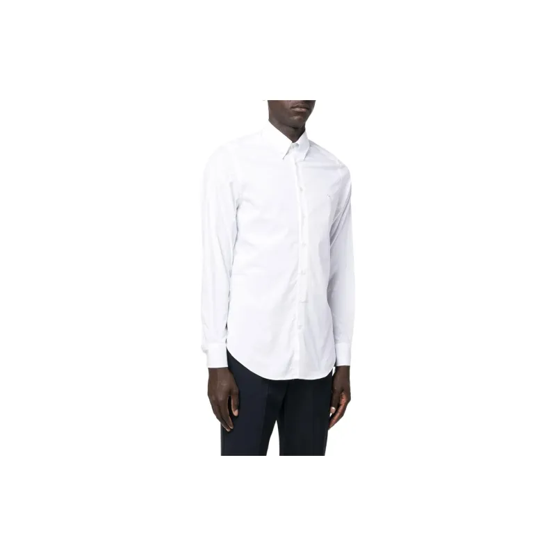 ETRO Logo Embroidered Buttoned Shirt-3