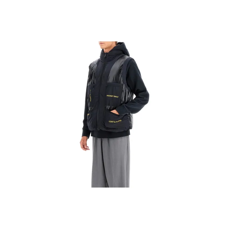 Moose Knuckles Logo Patch Reversible Down Vest-1