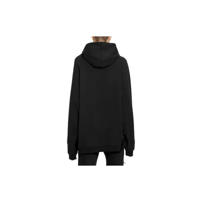 RAF SIMONS Logo Embroidered Drawstring Hoodie-3