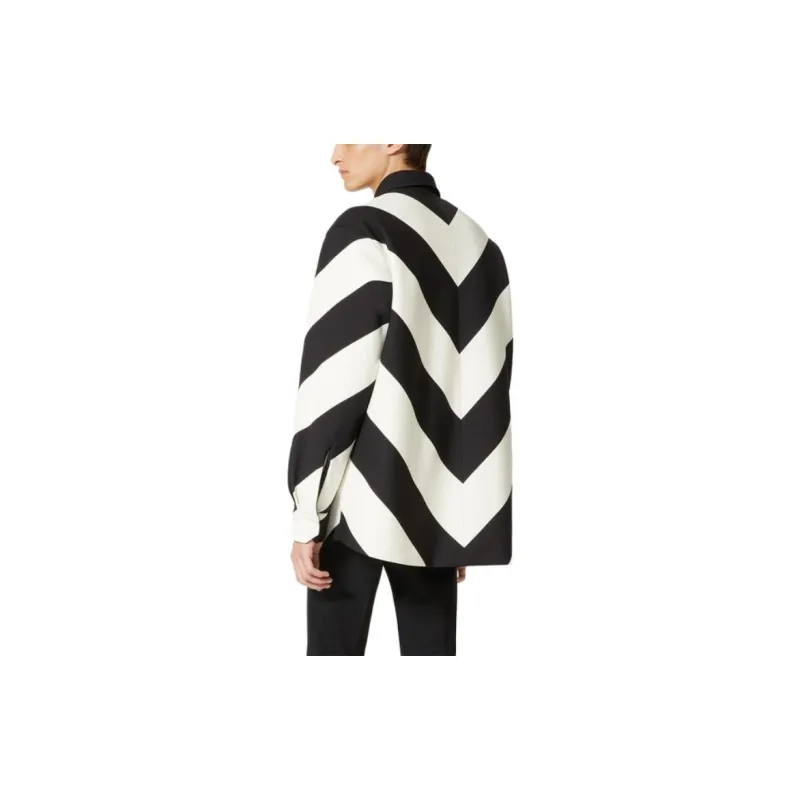 Valentino Jackets Men Ivory White/Black-1