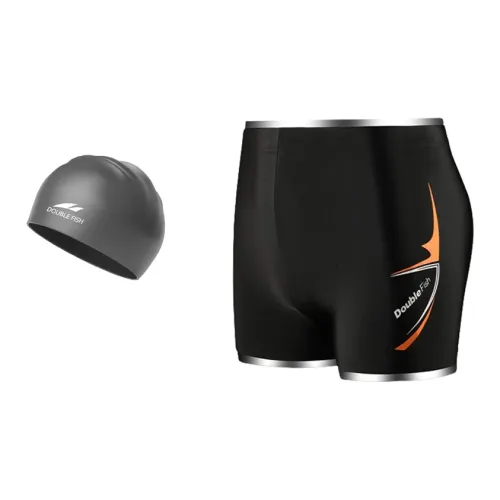 DOUBLEFISH Swimming Sets Polyester Polyester Spandex Poolside Men's