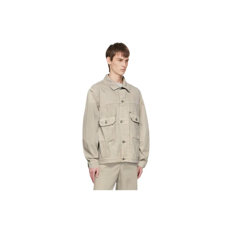 COVERNAT SS24 Denim Jacket Men's Ivory-2