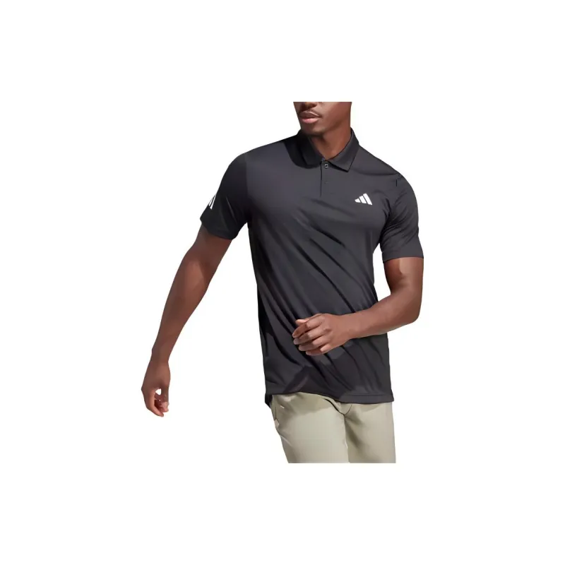 Adidas Free Shipping With AdiClub Club 3 Stripes Tennis Polo Shirt-2