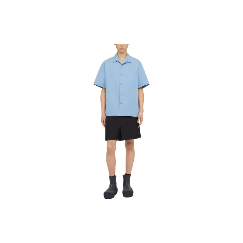 JIL SANDER Buttoned Straight Hem Shirt-1