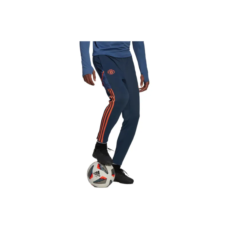 Adidas MANCHESTER UNITED THEATRE OF DREAMS Knitted Sweatpants Men Navy Blue-1