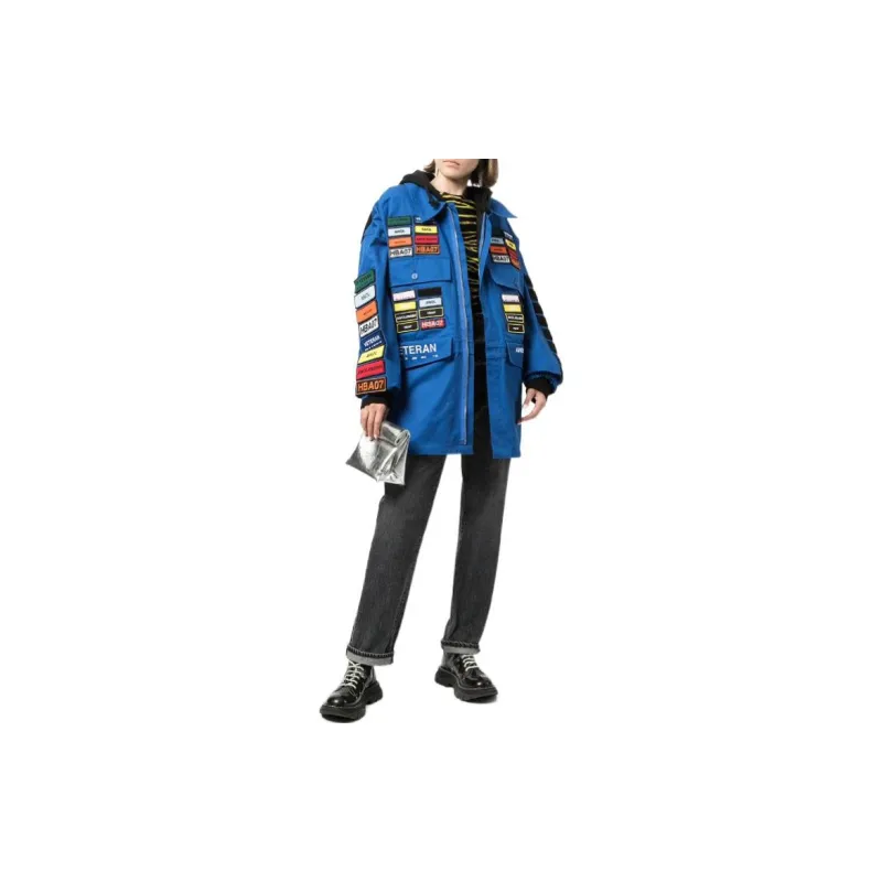 Hood By Air Jackets Unisex Blue-3