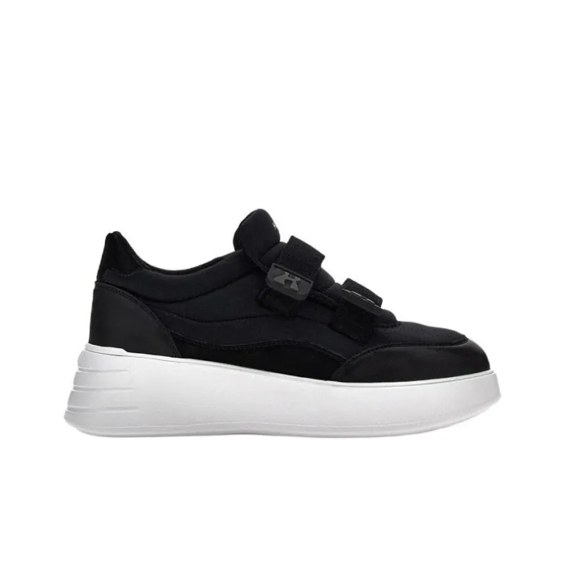 HOGAN Rebel Low Top Casual Shoes Women's Black-1