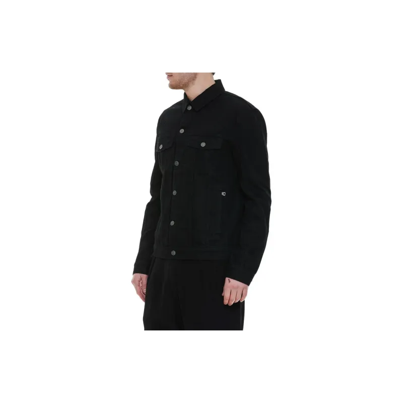 BALMAIN Denim Jackets Men Black-4