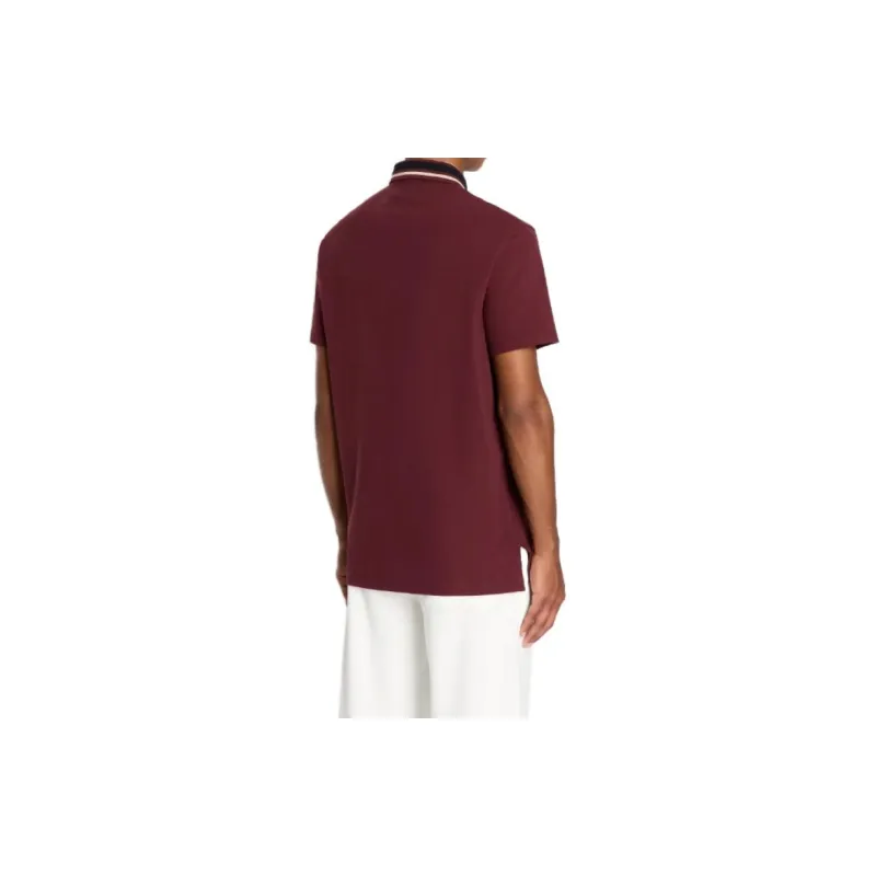 ARMANI EXCHANGE Polo Shirts Men Burgundy-2