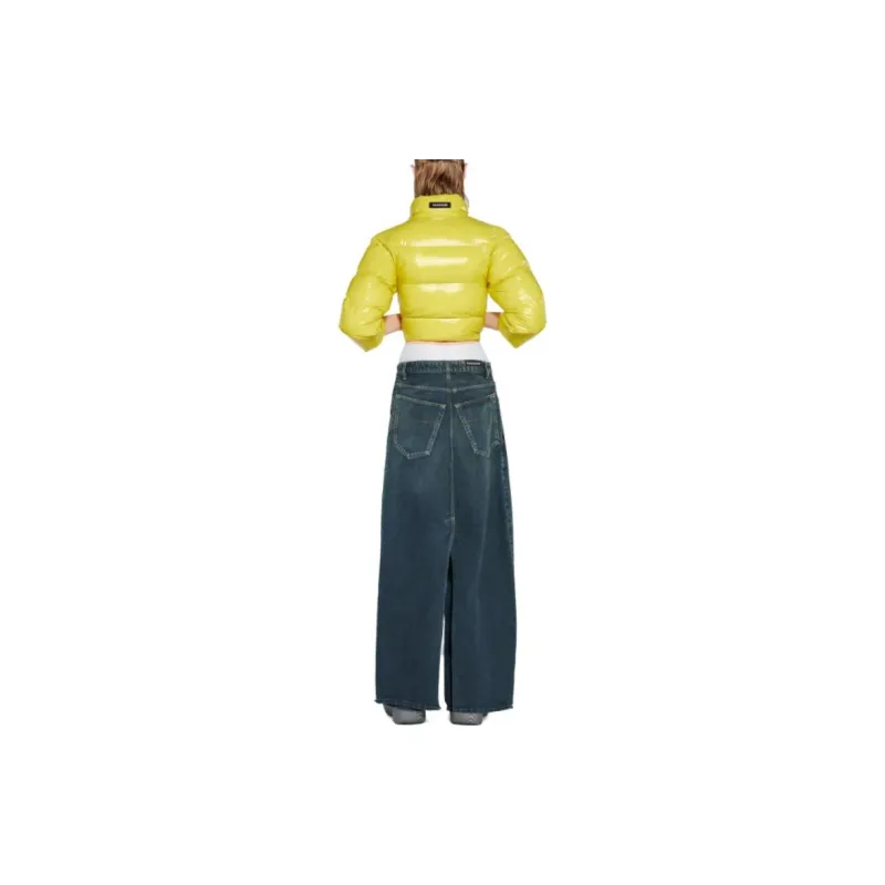 Balenciaga SS23 Puffer Jacket Slim Fit Unisex Yellow-2