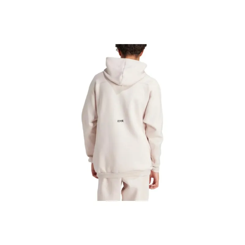 Adidas Z.N.E. Premium Full-Zip Hooded Track Jacket Jackets Coats Men's Beige-2