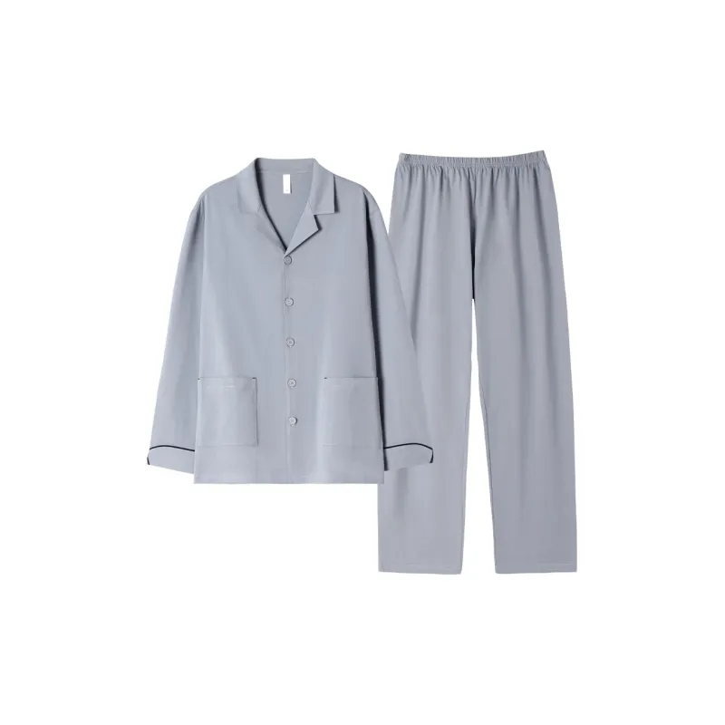 MADALLO Pajama Set Men's Soft Mud Gray-0