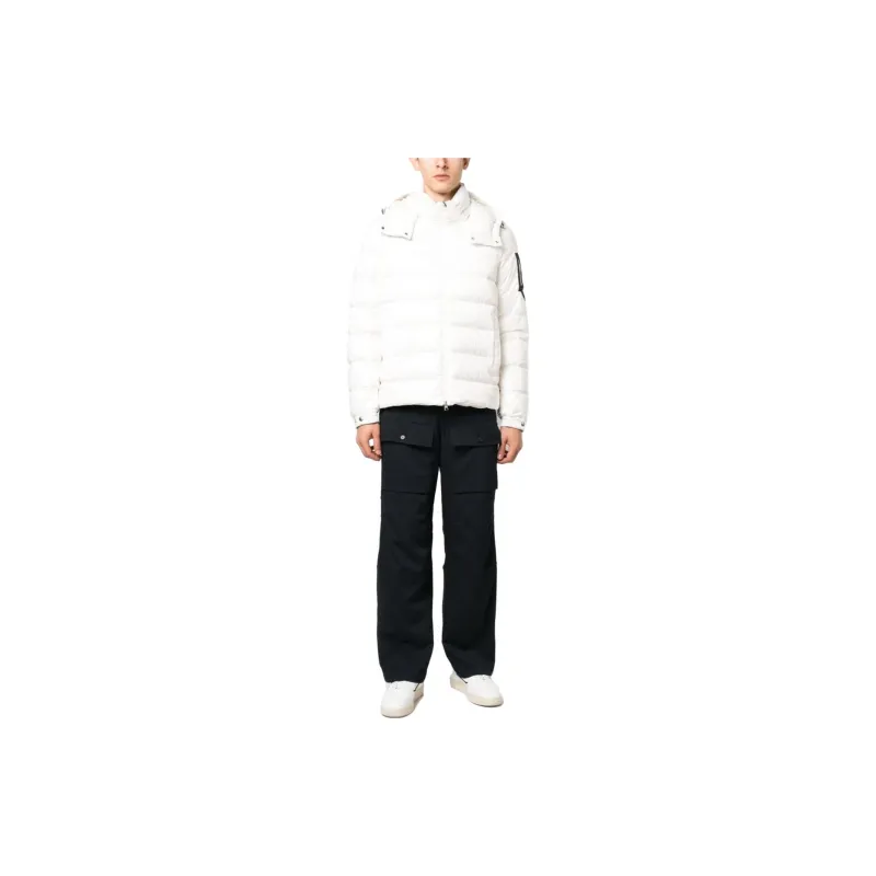 Moncler Down Jackets Men White-4