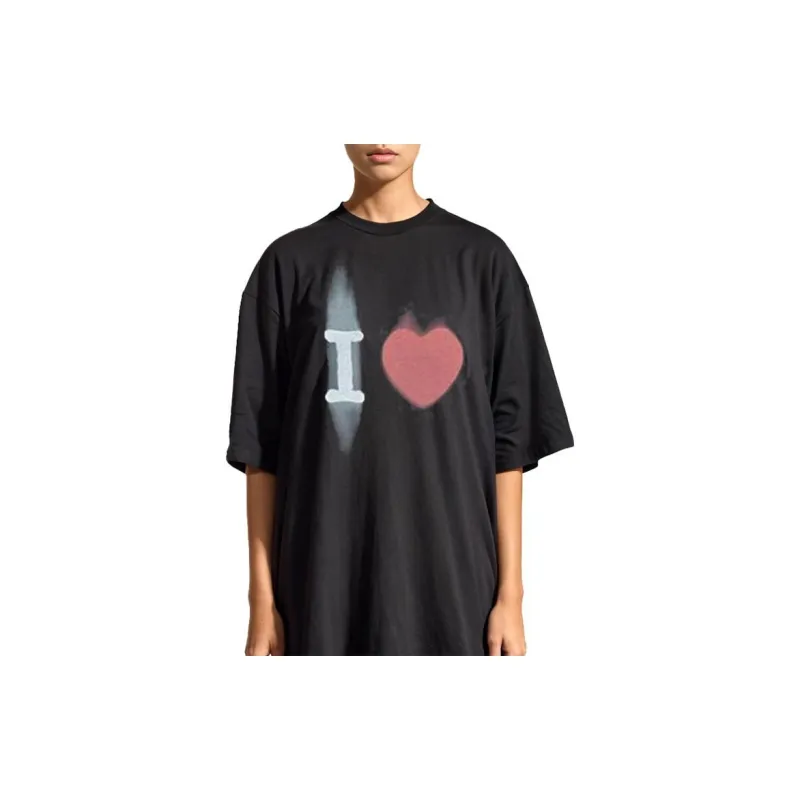 Balenciaga SS23 T Shirt Loose Fit Style Unisex Black-6
