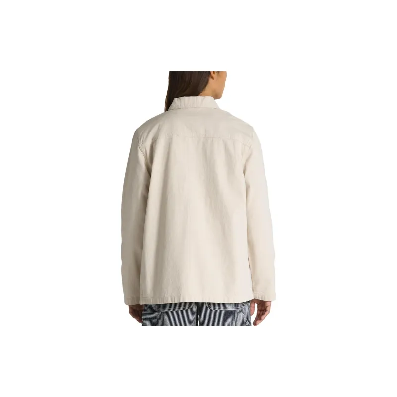 Vans Hickory Stripe Drill Chore Jacket Men's Ecru-4