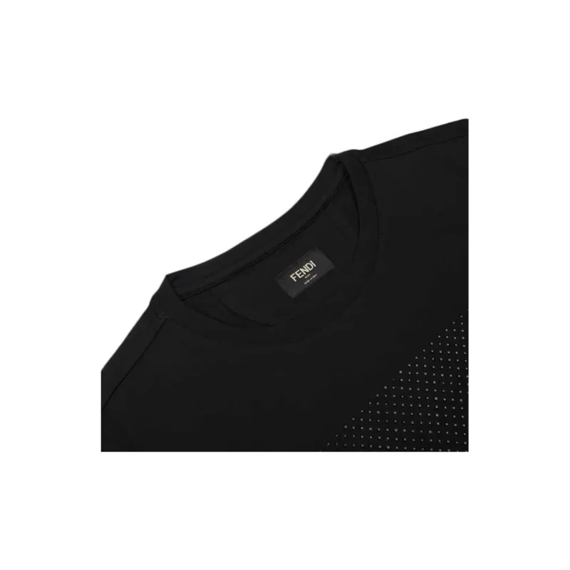 FENDI T Shirts Men Black-5