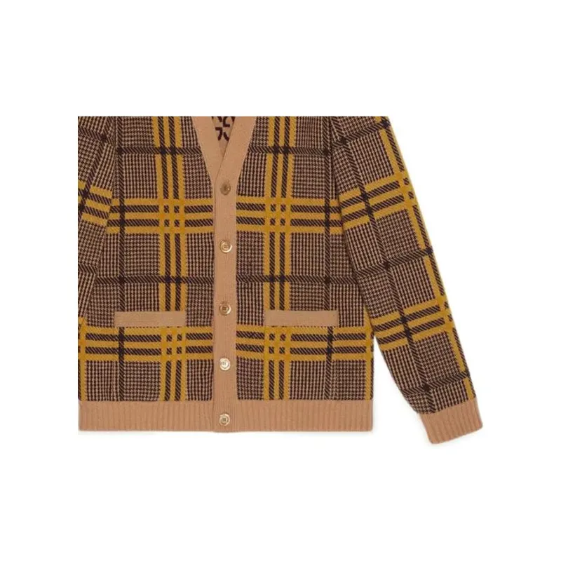 GUCCI FW22 Knitwear Men's Brown-5