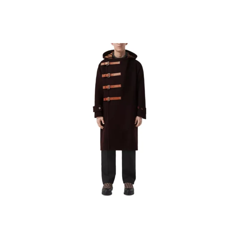 Burberry Coats Men Dark Amber-2