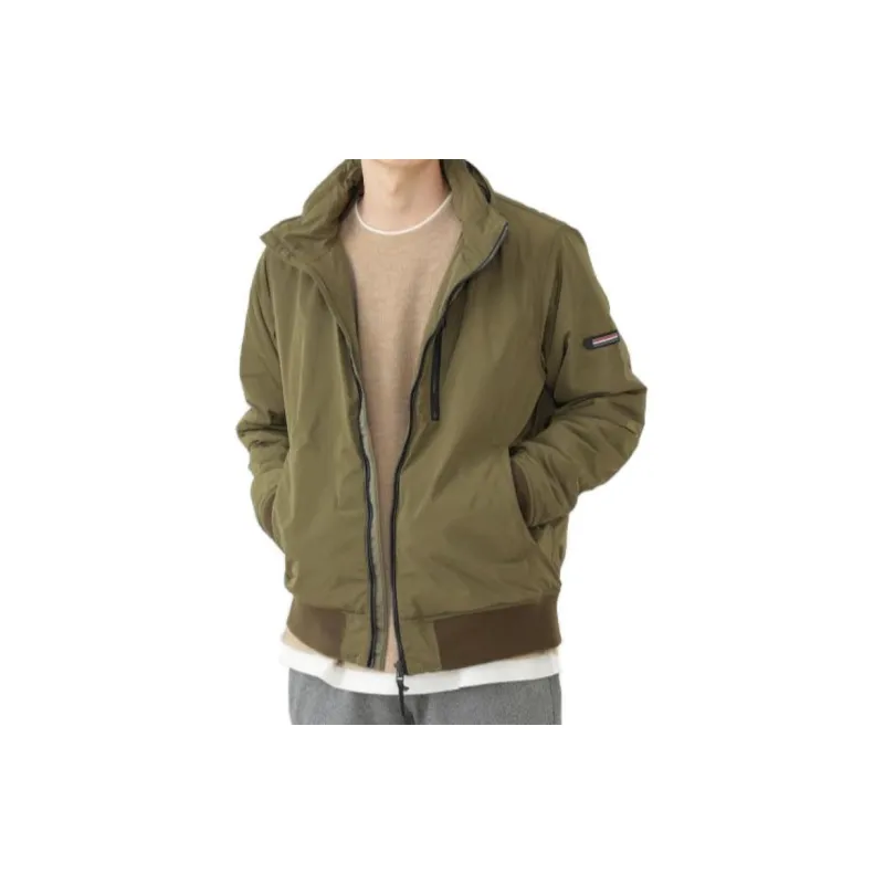 Beams Jackets Men Olive Green-1