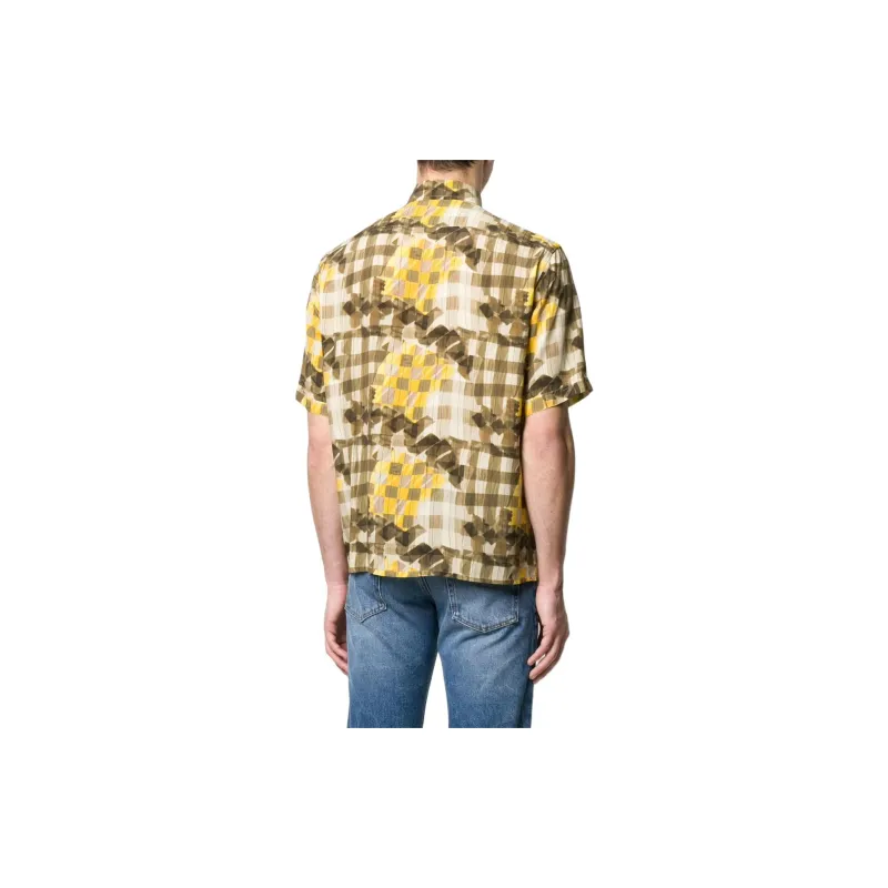 FENDI Shirts Men Yellow-2