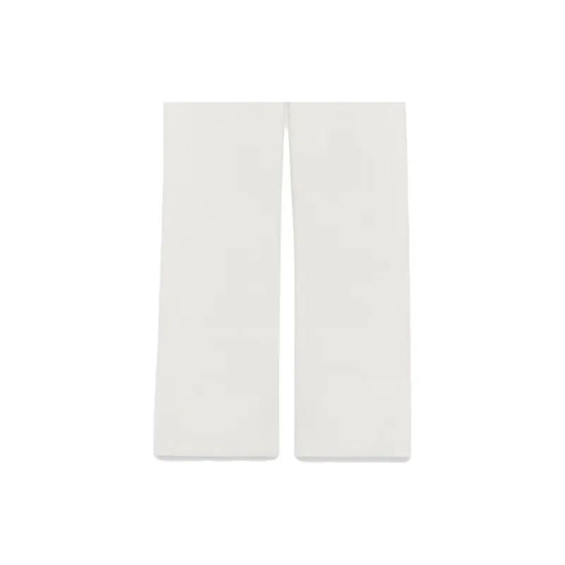 SAINT LAURENT Solid Color Tie-Up Lace-Up Mid-Rise Straight Fit Men's Casual Pants-5