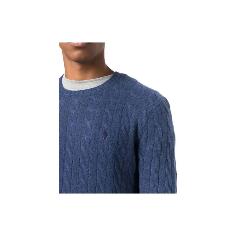 Polo Ralph Lauren Pony Embroidered Cable Knit Jumper-5