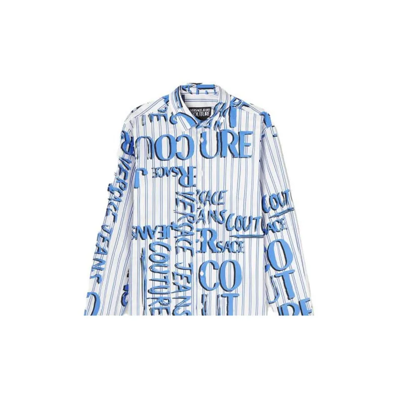 VERSACE JEANS COUTURE Shirts Men White-4