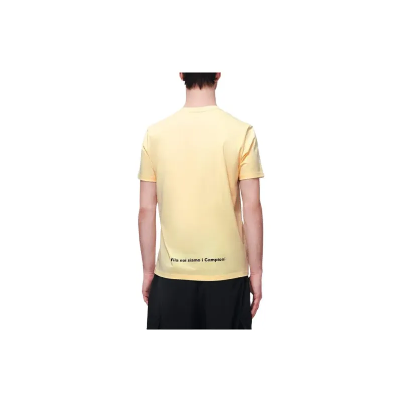 FILA T Shirts Men Yellow-2