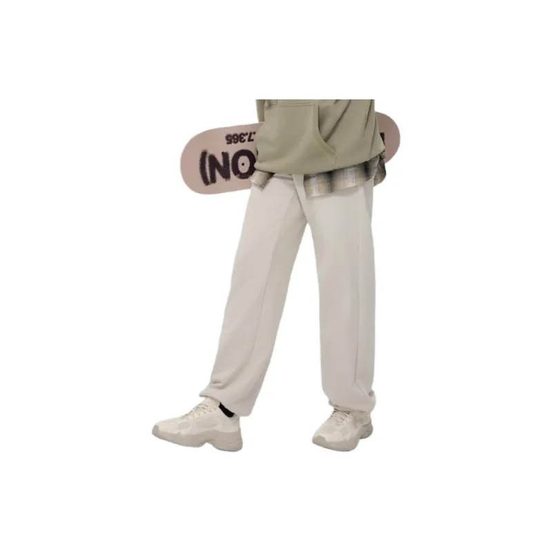 FILA FUSION FOB Series Knitted Sports Pants Men's Beanstalk Gray-3