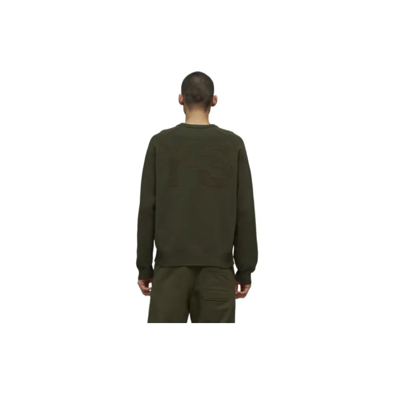 Y 3 Crew neck Long sleeve Jumper-2