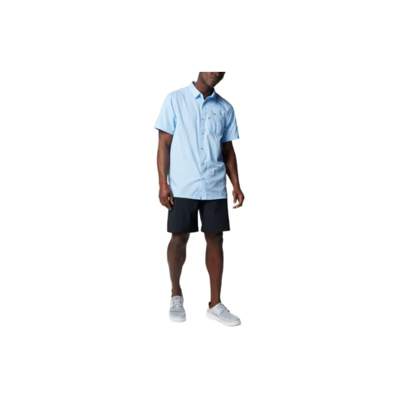 Columbia PFG Slack Tide™ Camp Shirt Shirt Men's Light Blue-2