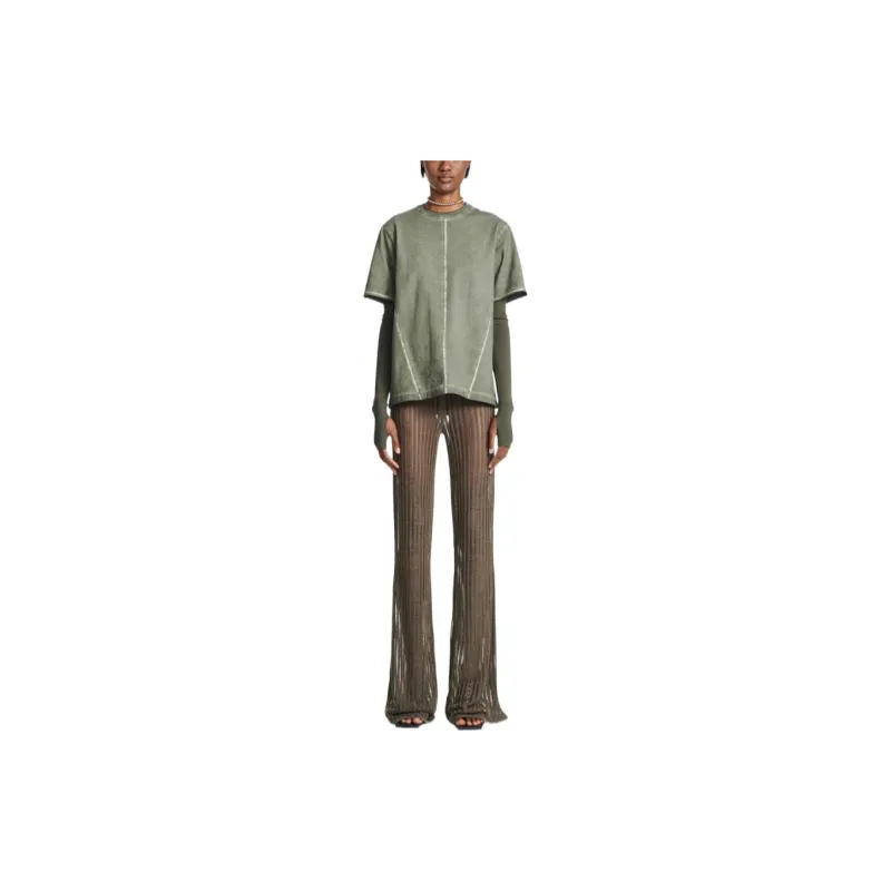 DION LEE T-Shirts Unisex Green-2