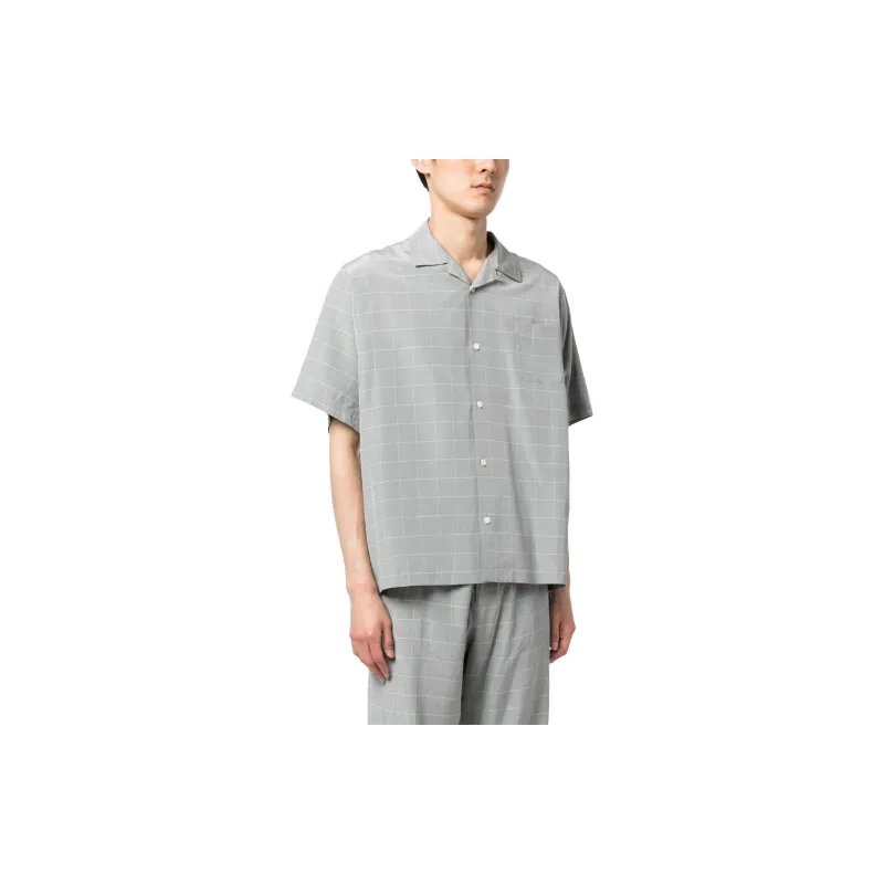 UNDERCOVER Check pattern Silk blend Shirt-3