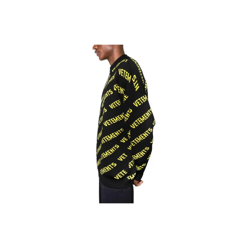 Vetements Sweaters Men Black-3
