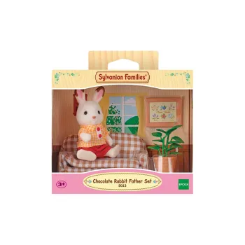 Sylvanian Families Chocolate Rabbit Dad Furniture Set Dolls Plush Doll 14.5cm Height