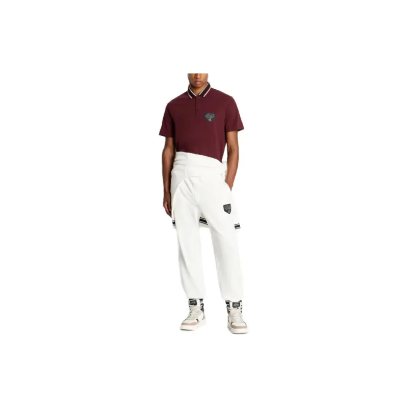 ARMANI EXCHANGE Polo Shirts Men Burgundy-3
