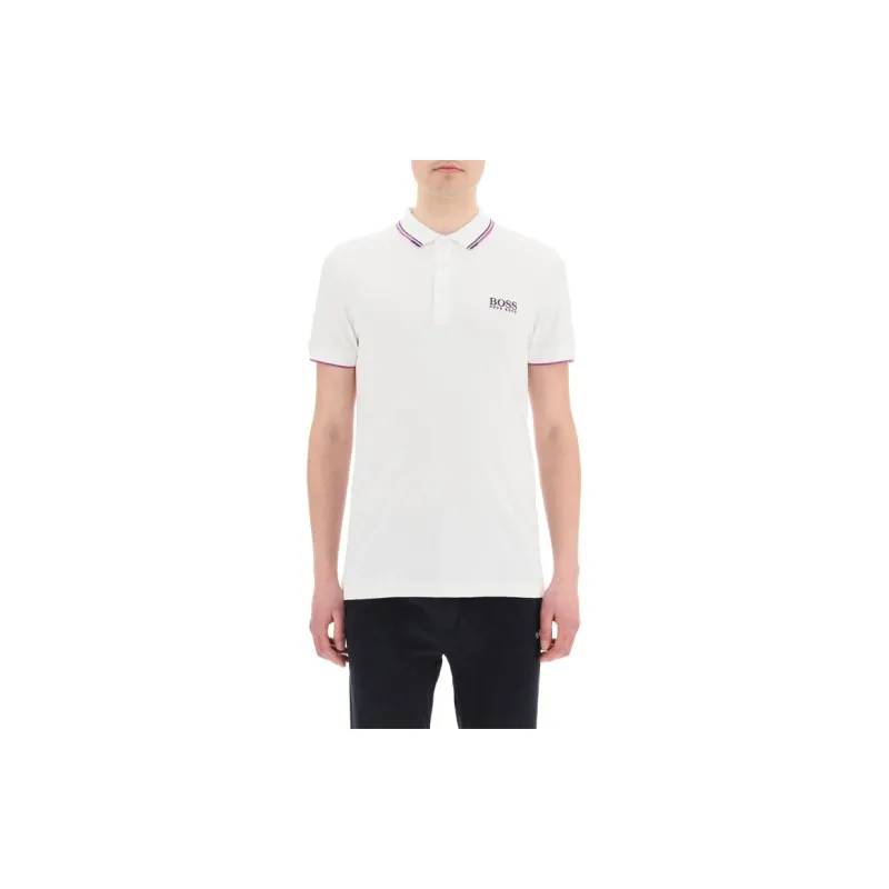 HUGO BOSS Polo Shirts Men White-2