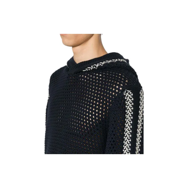 Orlebar Brown Kirk Open-knit Hooded Jumper-4