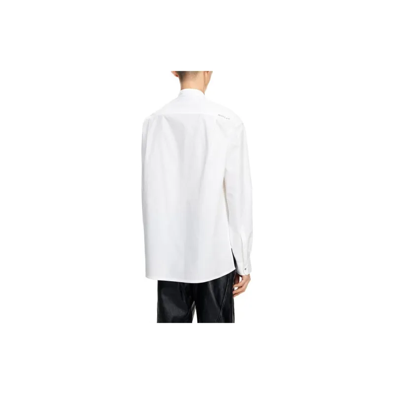 Mugler H&M Double Breasted Poplin Shirt Mens-2