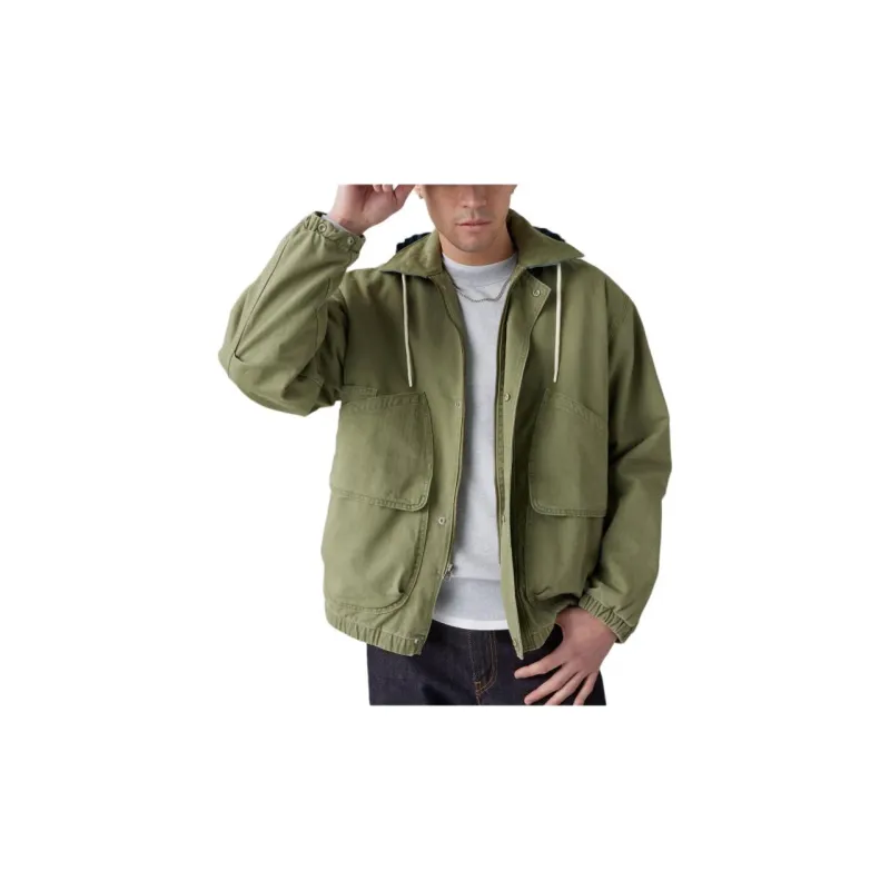 Levi's Jackets Coats Men's Green-4