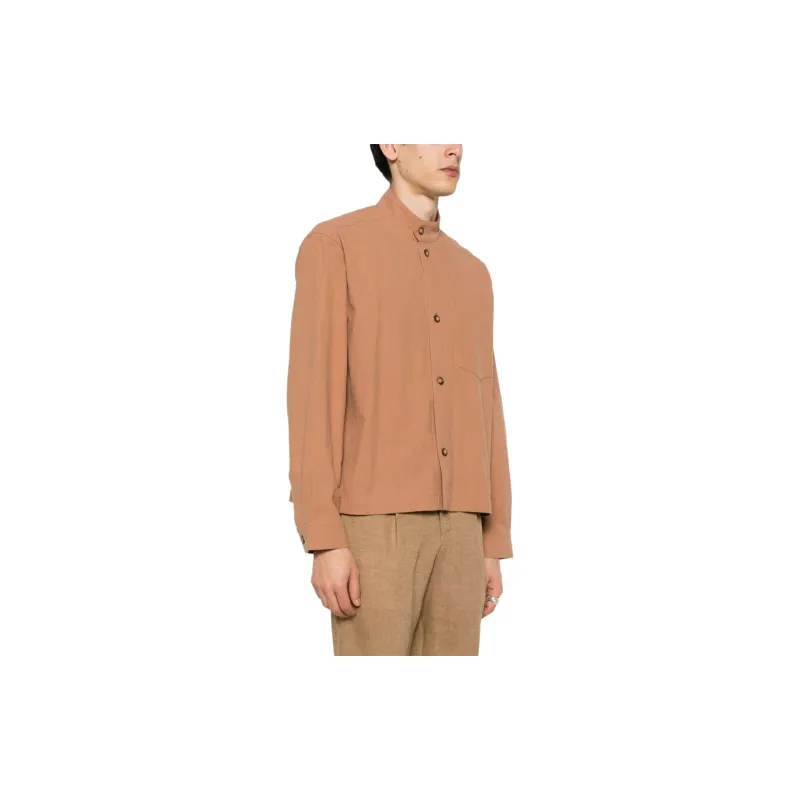 NANUSHKA Abbas Patterned jacquard Shirt-3