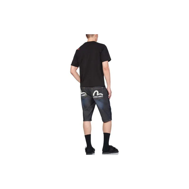 EVISU Denim Shorts Men Blue-7