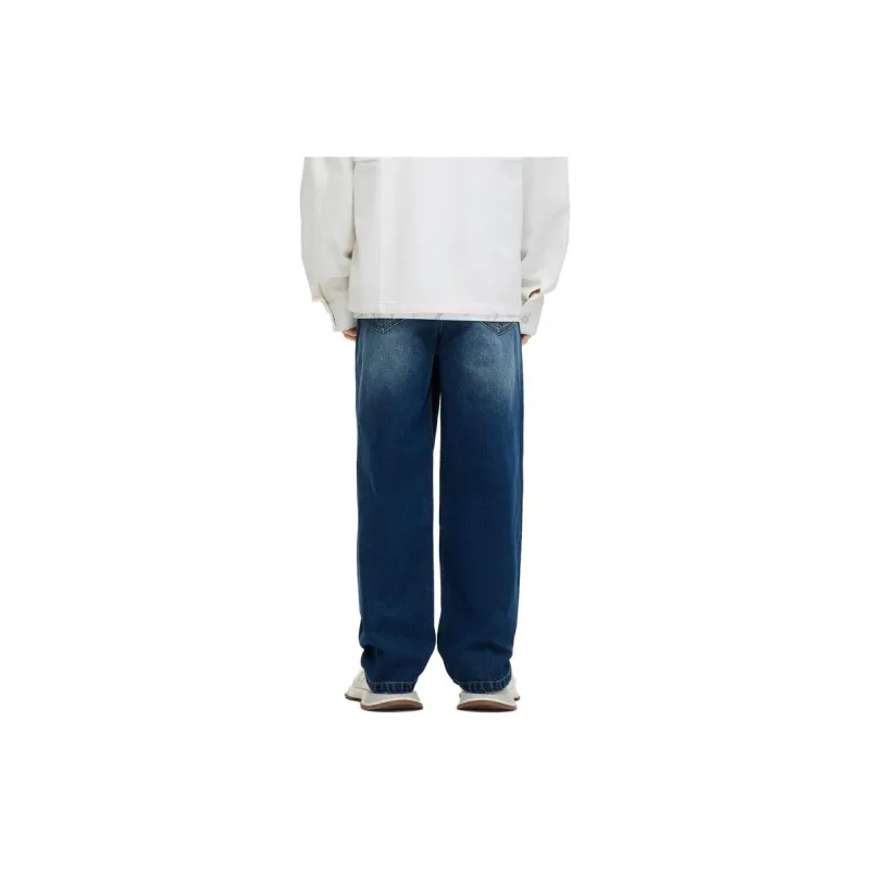 Playboy X GXG X Playboy Co-branded Series Jeans Men Blue-2